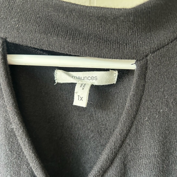 Maurices Black and Pink Embellished Blouse - Picture 3 of 3